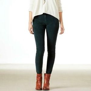 American Eagle green cord jeggings